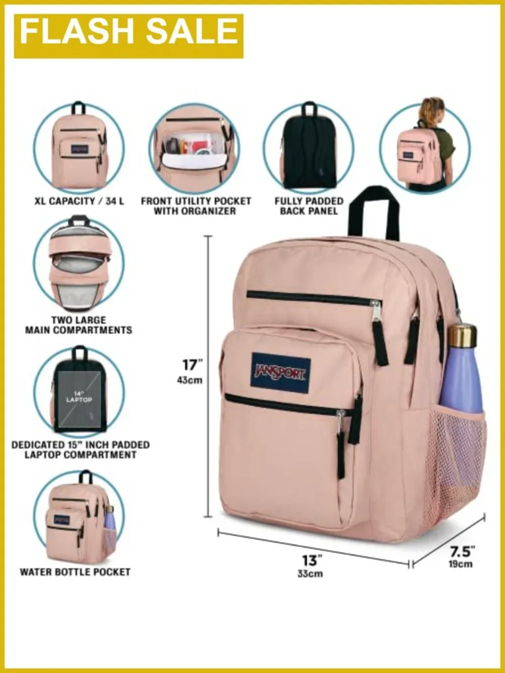JanSport Laptop Backpack 15